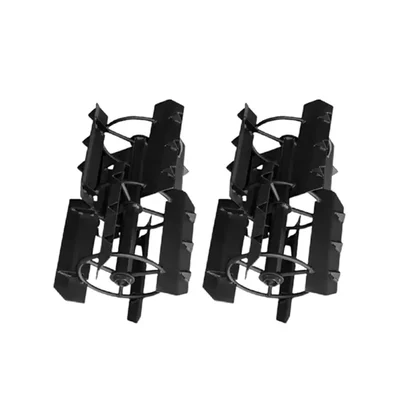 Heavy Duty 2 Pieces Economy 18 inch Paddy Cage Wheel for 7 to 12 HP Diesel Power Tiller